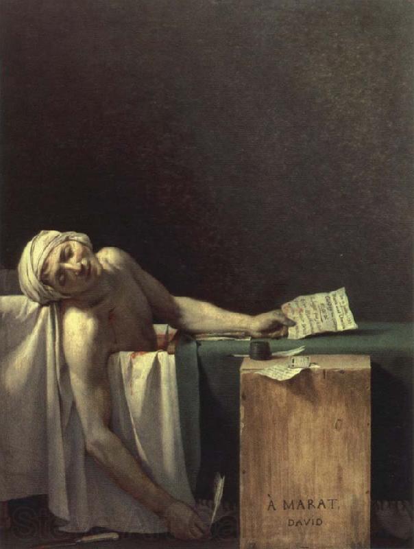 Jacques-Louis  David death of marat